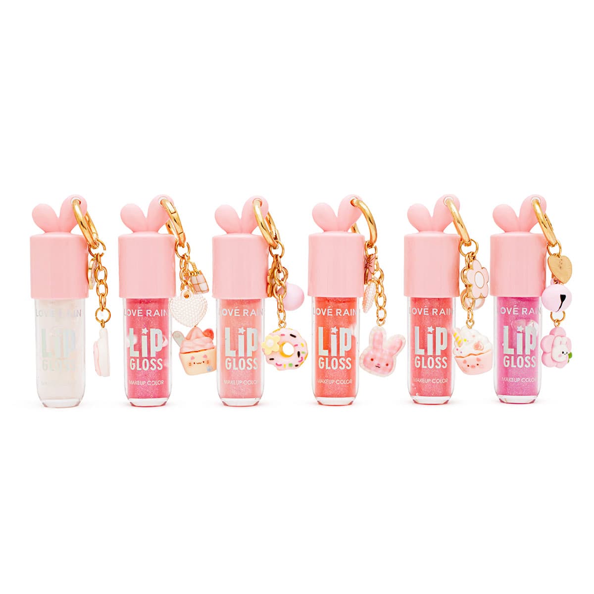 Lip Gloss com Chaveiro Love Rain Box C/24 Ref LR-7153 1