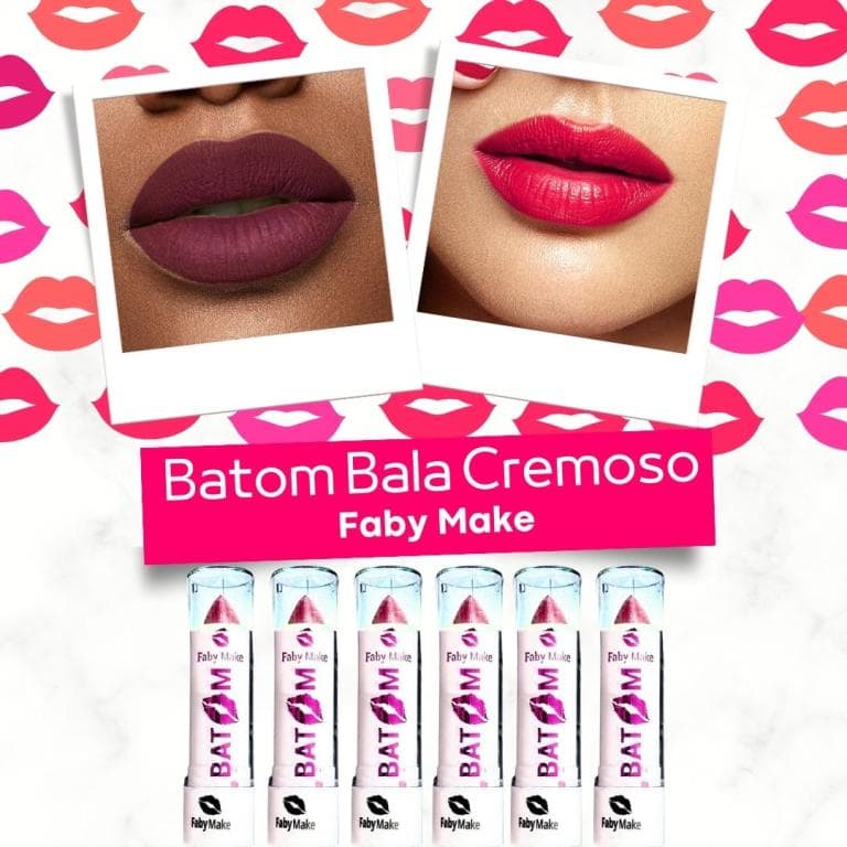 Batom Bala Faby Make