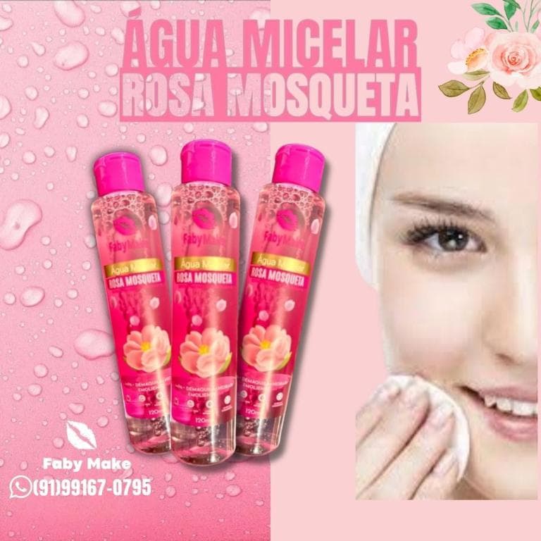 Água Micelar Faby Make Rosa Mosqueta 1